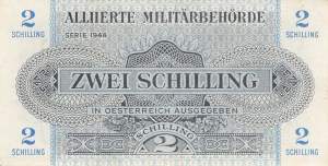 2 Schilling p104b Alliierte Militärbehörde